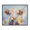 Stupell Industries Expressive Brushed Highland Cow Framed Giclee, design by Blakely Bering